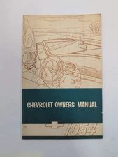 1954 Chevrolet Factory Original GM Owners Manual Extremely Nice Condition