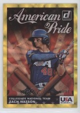 2019 Panini Donruss American Pride Gold /99 Zach Watson #AP24 2r8