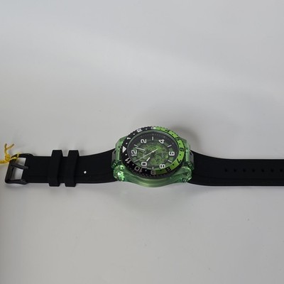 Invicta Speedway Automatic Skeleton Green Dial Sprite Bezel Men's