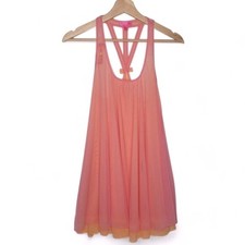 Betsey Johnson Women's Babydoll Layered Chiffon Lingerie Nightie Sleepwear