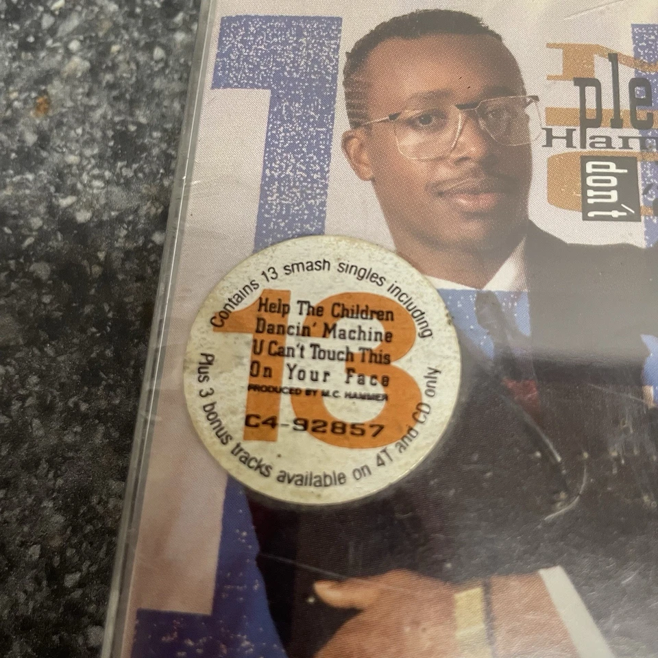 MC Hammer You Can't Touch This (Cassette Tape) 1990 Factory Sealed Hype Sticker - Image 3 of 4