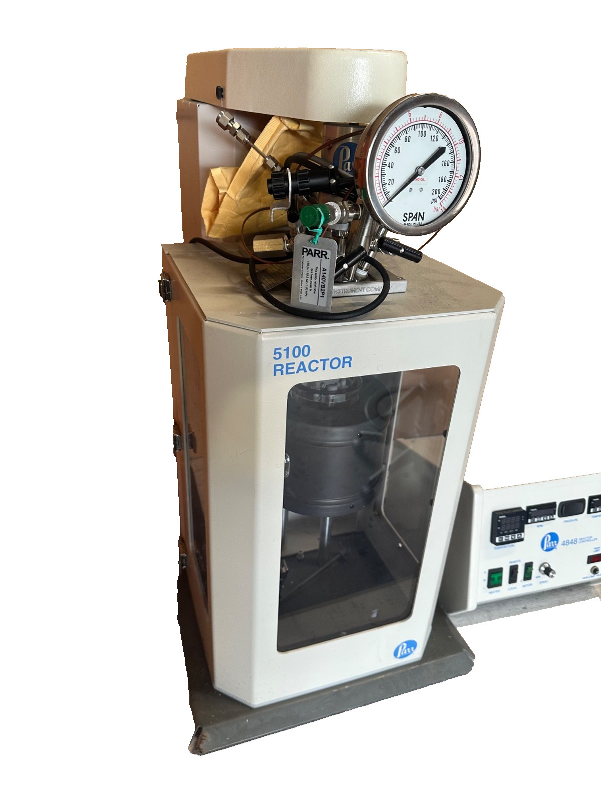 Parr Reactor and Controller 5101 4848 Jacketed