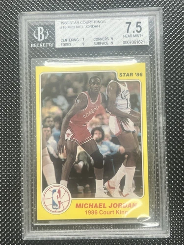 1986 STAR COURT KINGS #18 MICHAEL JORDAN