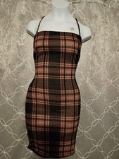 Windsor Plaid Halter Dress