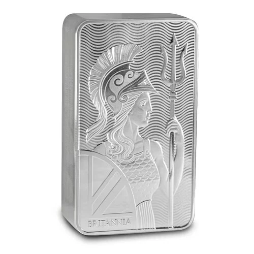 100 oz Britannia Silver Bar - Royal Mint .9999 Fine