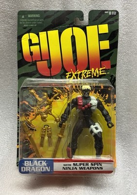 Hasbro GI Joe Extreme 1995 Black Dragon w/ Super Spin Ninja