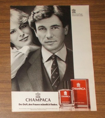 Rare Advertising 4711 SIR CANADA CHAMPACA After Shave Lotion Eau de Cologne 1984