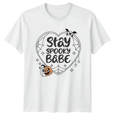 Stay Spooky Babe Damen T-Shirt Spooky Season Halloween Halloween Geschenk für Sie