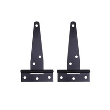 2PCS 3 Inches T Shape Rustproof Duty Shed Hinge Gate Strap Hinge