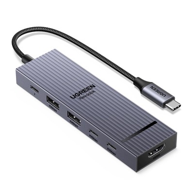 UGREEN Revodok Pro USB-C Hub 6 in 1 10Gbps 4K 60Hz HDMI, 100W Power Delivery... 