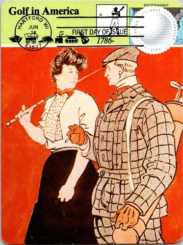 Dr Jim Stamps Maximum Card Golf Usa Forever Fdc