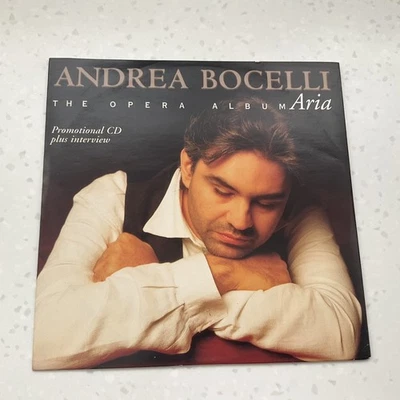 Andrea Bocelli – The Opera Album: Aria - Promotional CD Plus Interview - 4621332 - Image 1 of 3