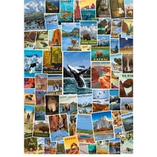 1000 Piece Jigsaw Puzzle-National Parks Puzzle