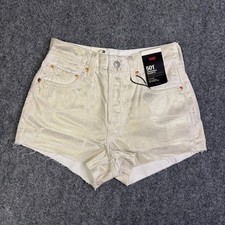 Women s Levi s Premium 501 Original Shorts Size 25 New With Tags Disco Nights