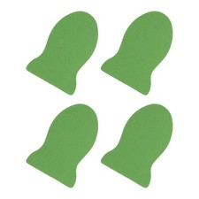 Mobile Gaming Finger Sleeve Controller Finger Thumb Sleeve,Green, 2 Set