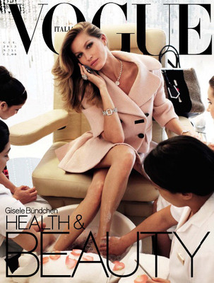 VOGUE ITALIA ITALY,Gisele Bundchen,Steven Meisel,Chloe Hayward