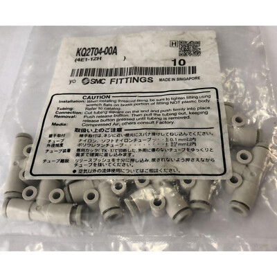 10pc new smc KQ2T04-00A Fittings KQ2T04-00A ONE Year Warranty