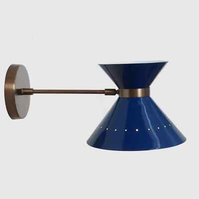 Mid Century Stil Modern Messing Arlus Wandlampe Nebenlampe Wandleuchter