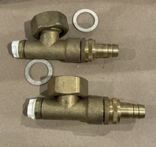 REHAU Air Vent / Boiler Drain Combination Set with Gaskets, Floor Heating System