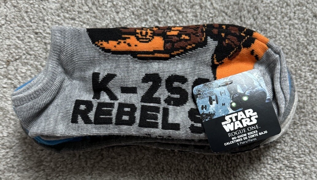 Star Wars Rogue One No-Show Socks 5-Pack for Adults-image
