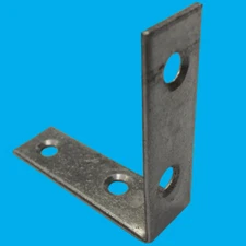 2x 50mm (2") Corner Braces L Shaped Right Angle Support Fixing Repair Brackets