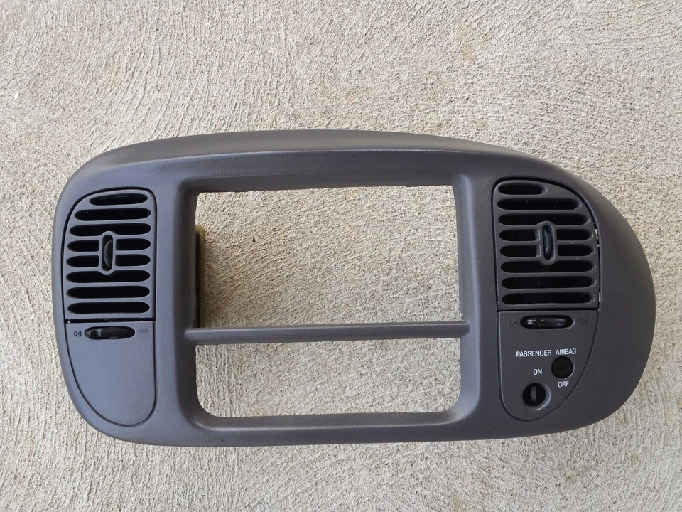 ✅ 1997 1998 1999 2000 2001 2002 FORD F150 EXPEDITION BISEL TABLERO INSERCIÓN MOLDURA GRIS Foto 2 de 4