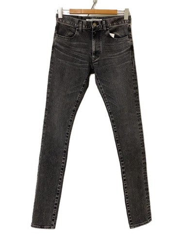 JOHN LAWRENCE SULLIVAN SKINNY PANTS 34 DENIM GRY SOLID COLOR