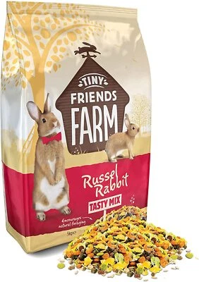 Russel Rabbit Tasty Mix Food With Timothy Hay - 850g 2.5kg 5kg - Free P&P