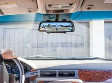 Type S Solar Powered Backup Camera With HD Monitor Built Into Rear-view Mirror