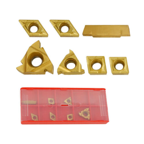 21PCS Drehmeißel Drehstahl Klemmhalter Bohrstange Wendeschneidplatte 10mm Satz - Bild 3 von 12