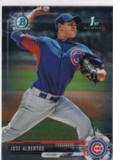 2017 BOWMAN CHROME 1ST RC JOSE ALBERTOS CHICAGO CUBS FIRST (QTY) S4138B