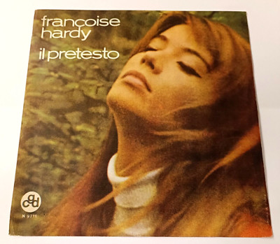 45 Runden FRANCOISE HARDY DER VORWAND - SE E MA - SELTEN Promo Italy 17-03-1969