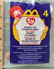ty Teenie Beanie Babies SPUNKY the Cocker Spaniel Toy Animal, 1993, McDonalds 4