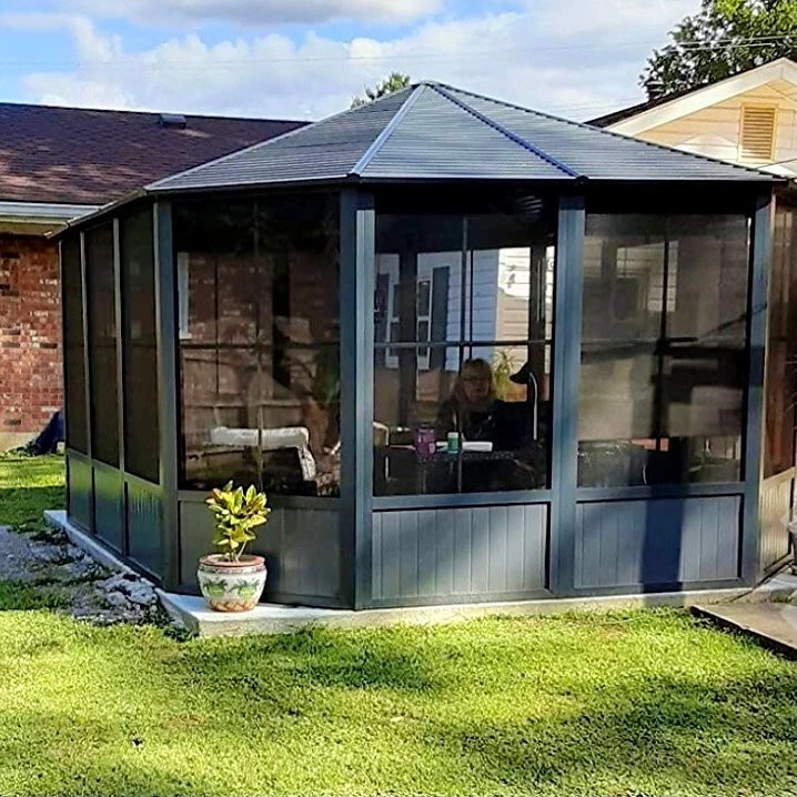 Sojag Charleston 12 x 15 Aluminium Frame - Galvinised Solid Solarium RRP-£3699.0 - Image 2 of 4