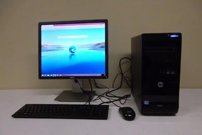 #ad #ad HP Pro 3500 Intel i5 3470 3rd Gen 3.20GHz MT 16GB w 19quot; Monitor Wi Fi D8C46UT $299.75
