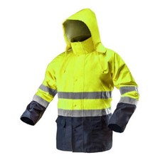Warnschutzjacke Regenjacke Warnjacke Arbeitsjacke Warnschutz EN 20471 S-XXXL