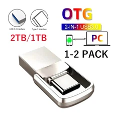 1TB 2TB Type C USB 3.0 Flash Drive Thumb Drive Memory Stick for PC Laptop New