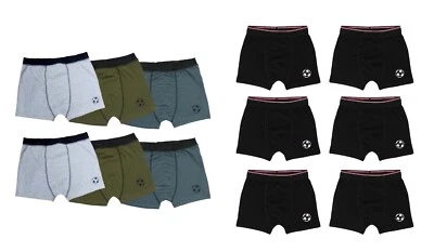 BAHOB 6er Pack Jungen Boxershorts weiche Baumwolle Unterhosen Jungen Baumwolle Unterwäsche 5-14 Jahre