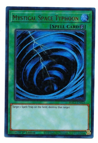 mst card yugioh I tried retraining Mystical Space Typhoon, would it be too powerful without  the "except the turn this card was sent to the GY" restriction? :  r/customyugioh