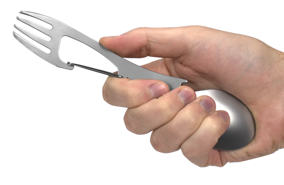 Kershaw Ration XL Eating Tool Bead Blast Finish 3Cr13 Stainless Construction - Image 2 of 2