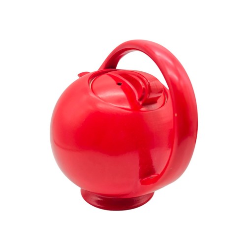 HALL'S SUPERIOR KITCHENWARE RED ART DECO CERAMIC AIRFLOW TEAPOT - Picture 2 of 13