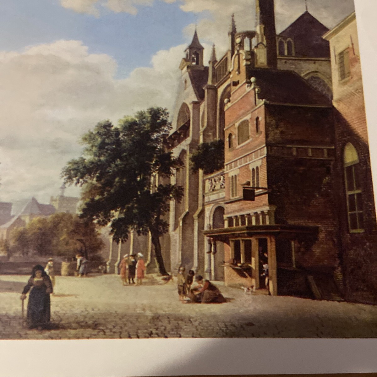 Jan Van Der Heyden: Square In Utrecht 8.75” X 6.75” Print