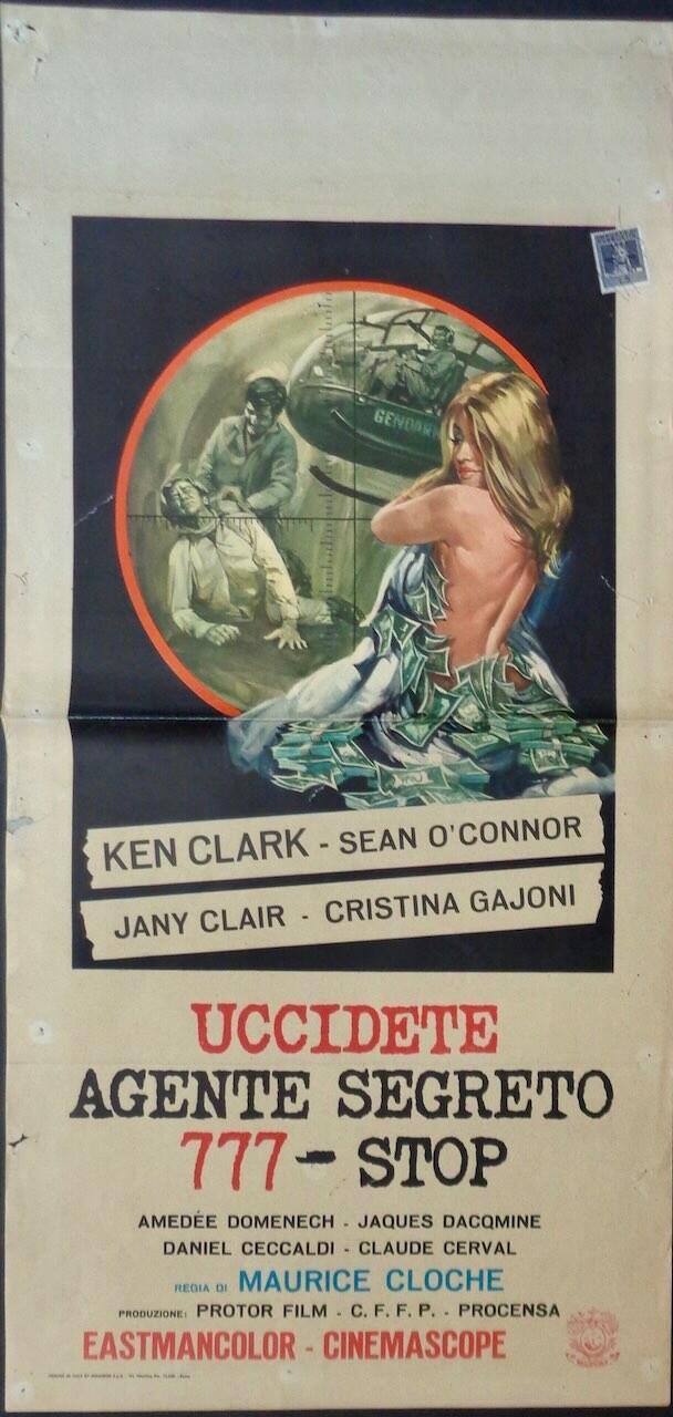 Locandina di UCCIDERE AGENTE SEGRETO 777-STOP (1965)