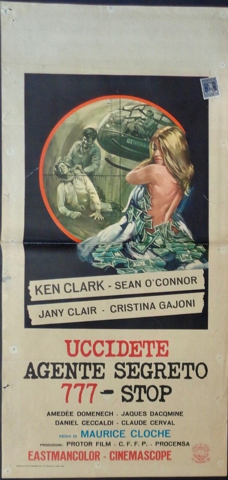 Locandina di UCCIDERE AGENTE SEGRETO 777-STOP (1965)