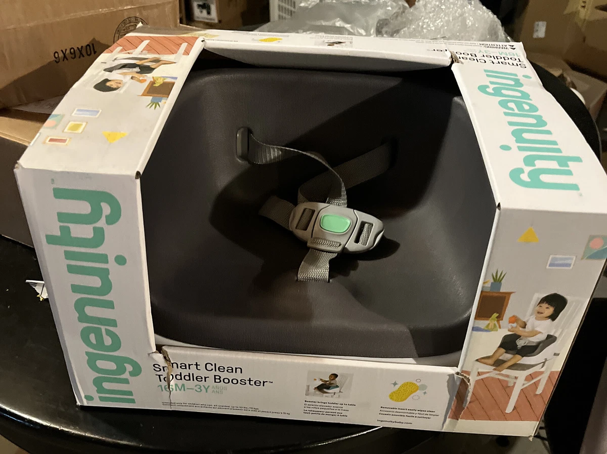 Ingenuity SmartClean Toddler Booster Slate eBay