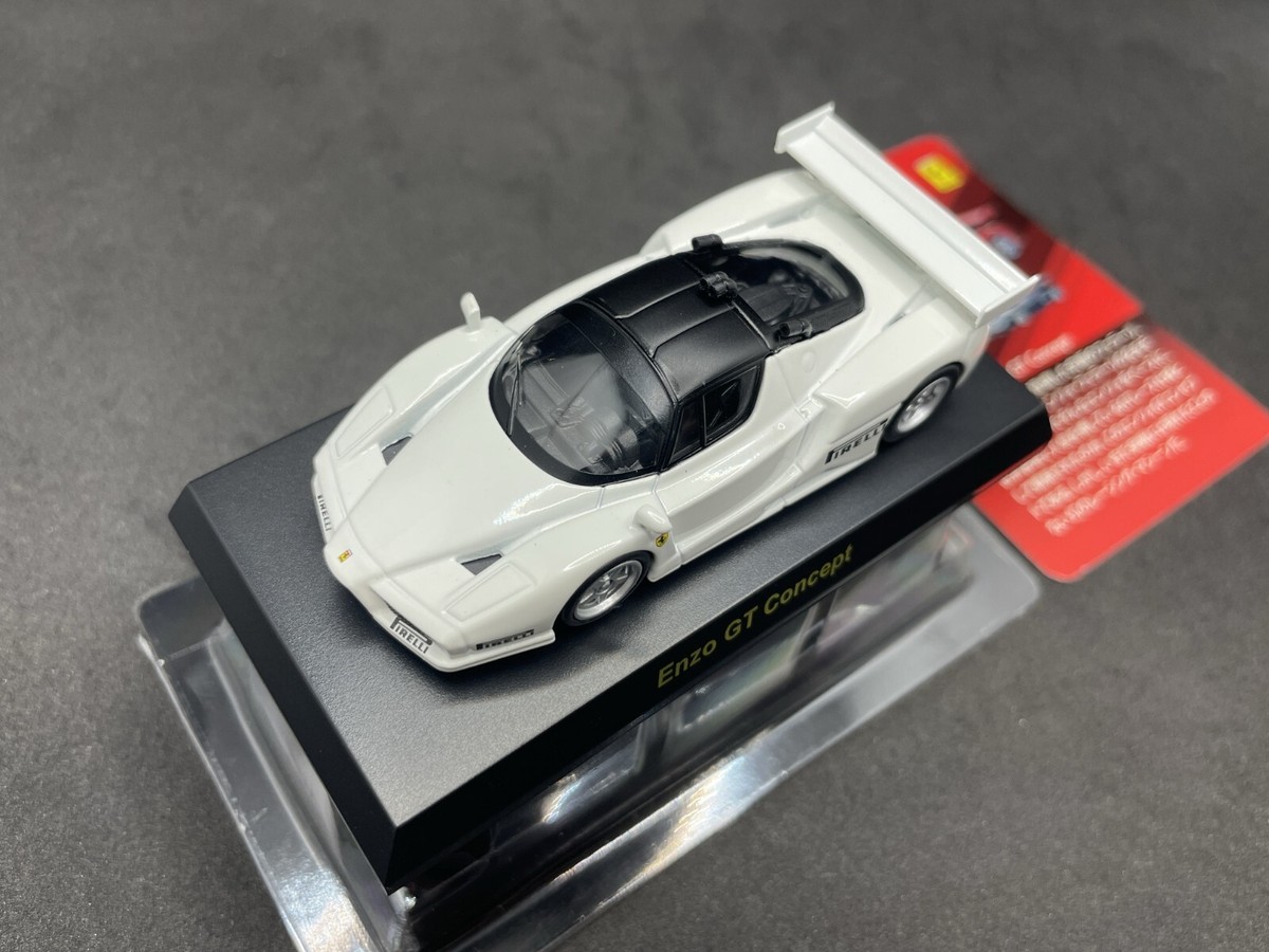 新品　1/64 フェラーリ　エンツォ　白　京商　オートアート Kyosho 1/64 Ferrari collection 8 Enzo GT Concept White