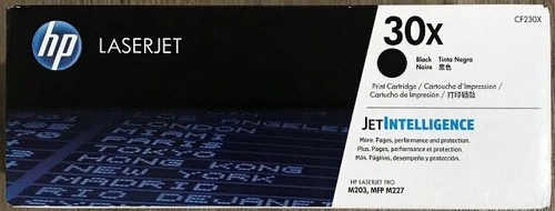 Genuine UNUSED HP 30X Toner  - Never Put Into a Printer NO BOX CF230X OPEN TUB