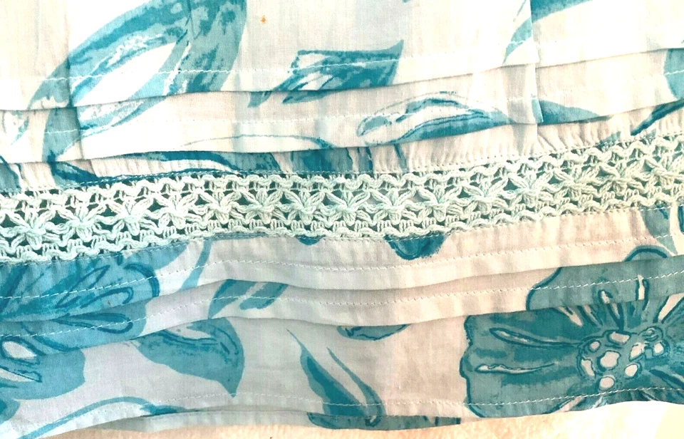 Roxy girl's 100% cotton floral skirt L NWT - Imagem 2 de 4