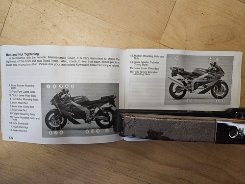 Kawasaki Owners manual ZZR600, ZX600J6F - Picture 4 of 5