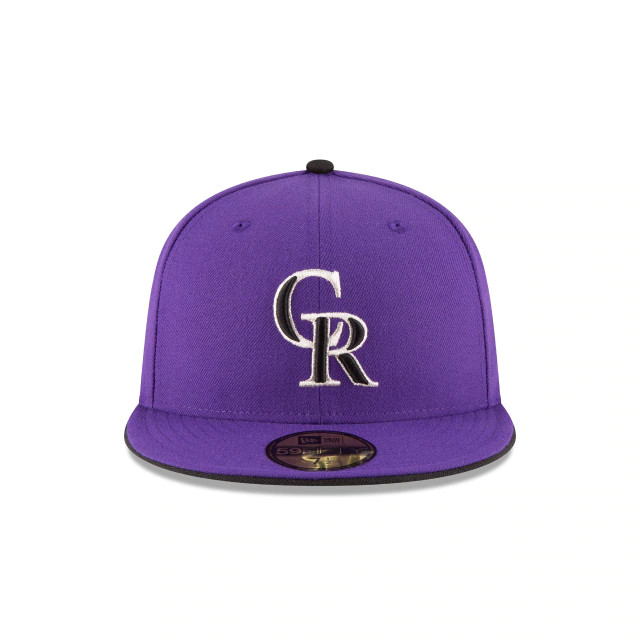 New Era 59Fifty Purple/Black MLB Colorado Rockies Alternate Fitted